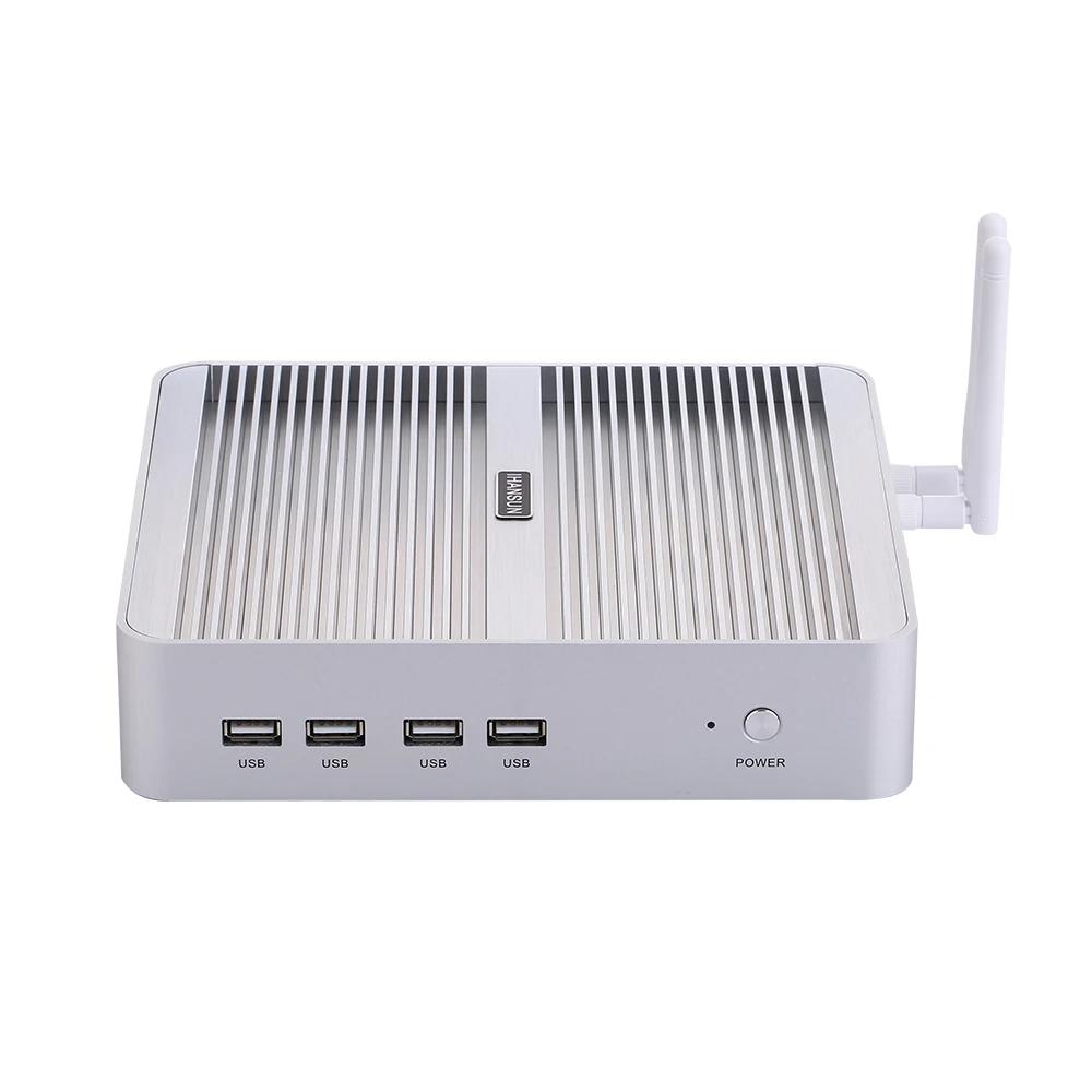 HUNSN Ҹ ̴ PC, BM07, ũž ǻ, HTPC, ڵ ڽ,  11 Ǵ  , VGA, HDMI, 4 x USB3.0, 4 x USB2.0, LAN